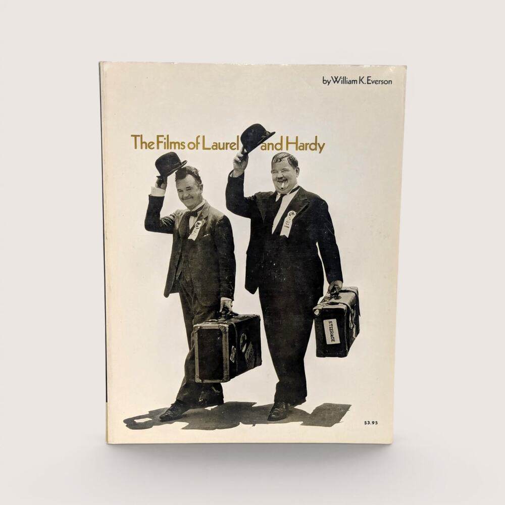 1972 The Films of Laurel and Hardy by William K. Everson Softcover Book